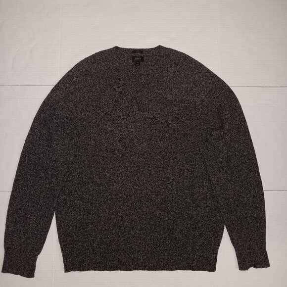 J.CREW MEN'S SLIM FIT LAMBS WOOL MARLED V-NECK SWEATER - Picture 7 of 11